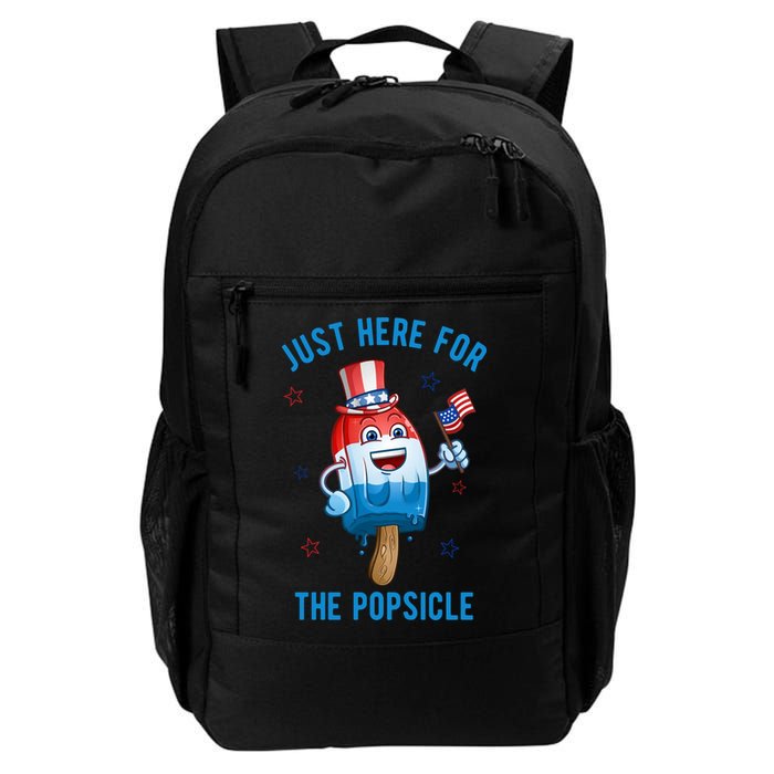 Just Here For The Popsicle 4th Of July Funny Festive Backpack