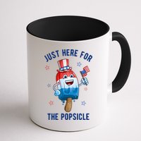 Just Here For The Popsicle 4th Of July Funny Festive Mug