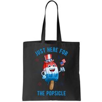 Just Here For The Popsicle 4th Of July Funny Festive Bag