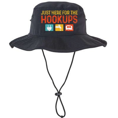 Just Here For The Hookups Motorhome Camping RV Bucket Hat