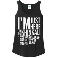 Just Here For All The Food Ladies Essential Tank