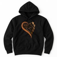 Juneteenth Heart Fists Black History Melanin Hoodie