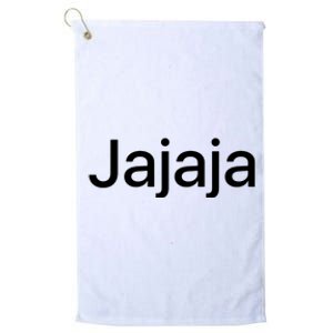 Jajaja Hahaha Funny Laughing In Spanish Mexico Spain Design Platinum Collection Golf Towel