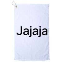 Jajaja Hahaha Funny Laughing In Spanish Mexico Spain Design Platinum Collection Golf Towel