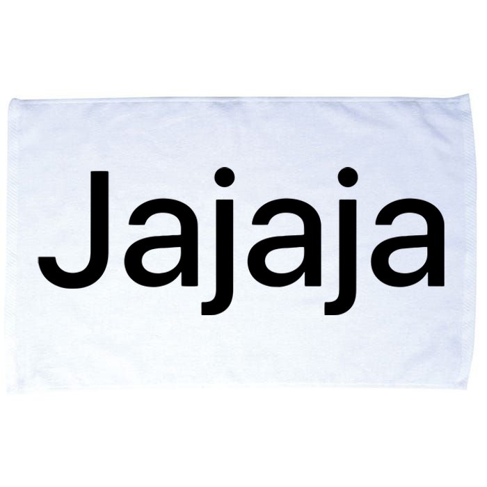 Jajaja Hahaha Funny Laughing In Spanish Mexico Spain Design Microfiber Hand Towel