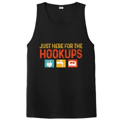 Just Here For The Hookups Motorhome Camping RV PosiCharge Competitor Tank