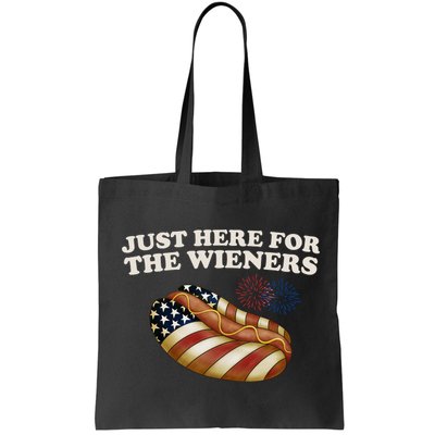 Just Here For The Wieners 4th Of July Bag