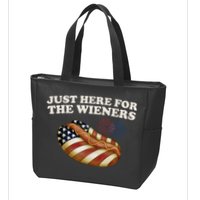 Just Here For The Wieners 4th Of July Zip Tote Bag