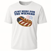 Just Here For The Wieners 4th Of July Performance Shirt