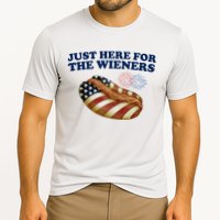 Just Here For The Wieners 4th Of July Performance Shirt