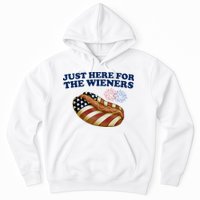 Just Here For The Wieners 4th Of July Hoodie