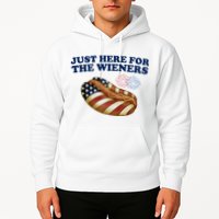 Just Here For The Wieners 4th Of July Hoodie