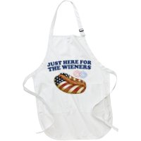 Just Here For The Wieners 4th Of July Apron