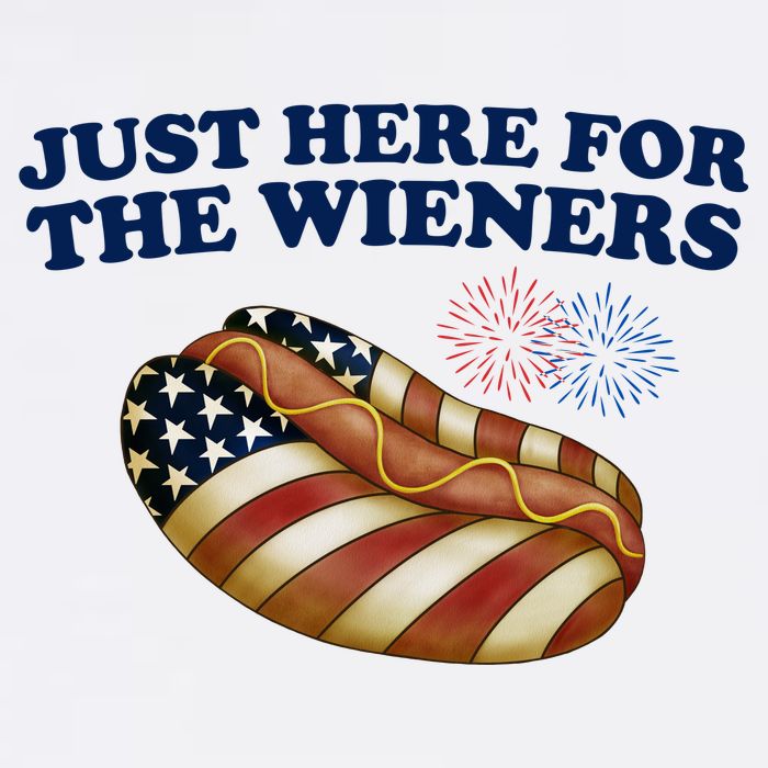 Just Here For The Wieners 4th Of July Apron