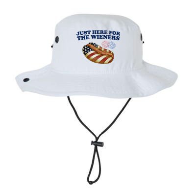 Just Here For The Wieners 4th Of July Bucket Hat