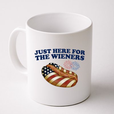 Just Here For The Wieners 4th Of July Mug