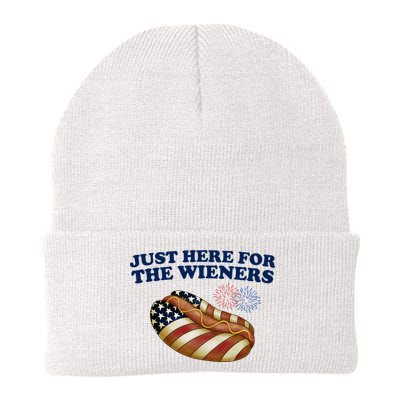 Just Here For The Wieners 4th Of July Beanie