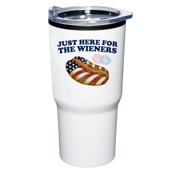 Just Here For The Wieners 4th Of July Tumbler