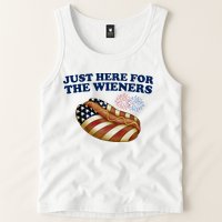 Just Here For The Wieners 4th Of July Tank Top