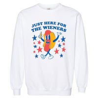 I'm Just Here For The Wieners 4th Of July Shirts Garment-Dyed Sweatshirt