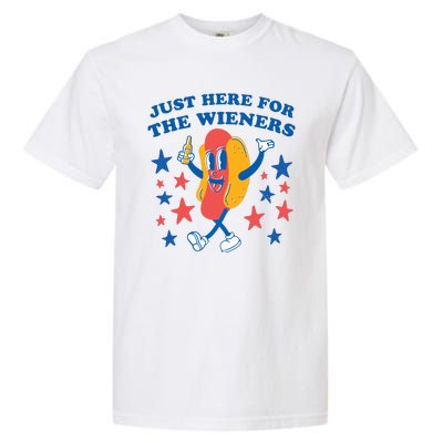 I'm Just Here For The Wieners 4th Of July Shirts Garment-Dyed Heavyweight T-Shirt