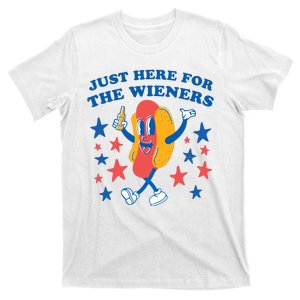 I'm Just Here For The Wieners 4th Of July Shirts T-Shirt