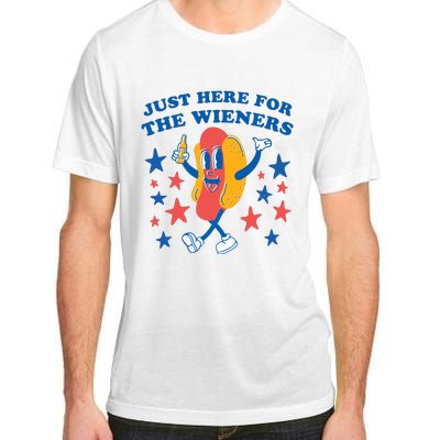 I'm Just Here For The Wieners 4th Of July Shirts Adult ChromaSoft Performance T-Shirt