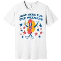 I'm Just Here For The Wieners 4th Of July Shirts Premium T-Shirt