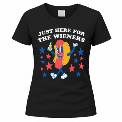 I'm Just Here For The Wieners 4th Of July Shirts Women's T-Shirt