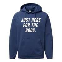 Just Here For The Boos Performance Fleece Hoodie