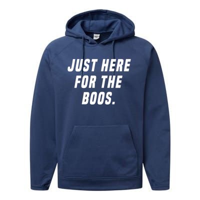 Just Here For The Boos Performance Fleece Hoodie