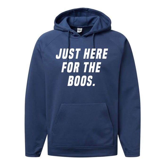 Just Here For The Boos Performance Fleece Hoodie