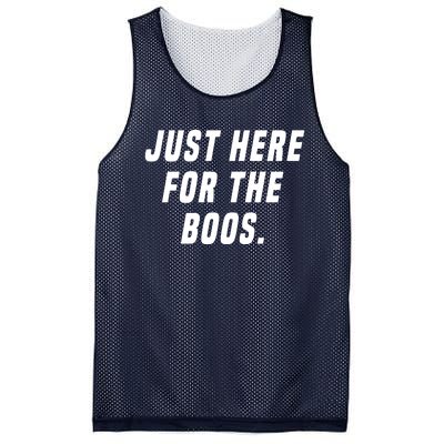 Just Here For The Boos Mesh Reversible Basketball Jersey Tank