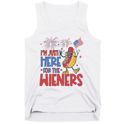 Just Here For The Wieners Tank Top