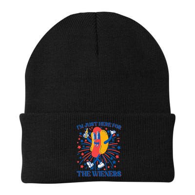 Just Here For The Wieners Hot Dog 4th Of July Beanie