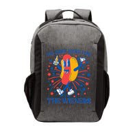Just Here For The Wieners Hot Dog 4th Of July Vector Backpack