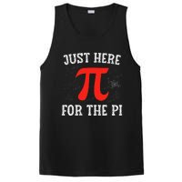 Just Here For The Pi Happy Pi Day Math Teacher PosiCharge Competitor Tank