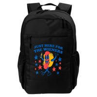 Just Here For The Wieners Funny Hot Dog 4th Of July Backpack