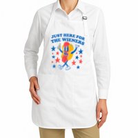Just Here For The Wieners Funny Hot Dog 4th Of July Apron