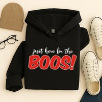 Just Here For The Boos Funny Halloween Hoodie