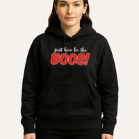 Just Here For The Boos Funny Halloween Hoodie