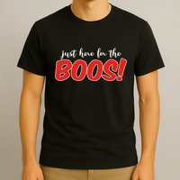 Just Here For The Boos Funny Halloween T-Shirt