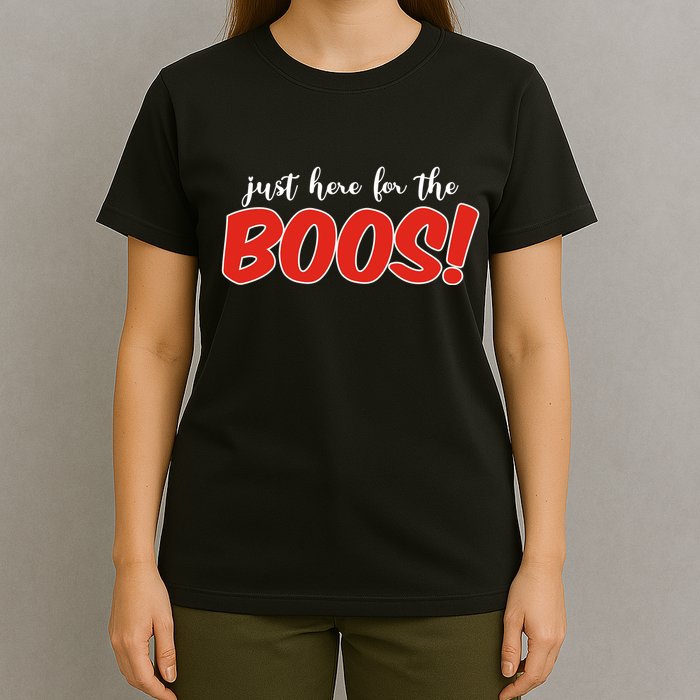 Just Here For The Boos Funny Halloween T-Shirt