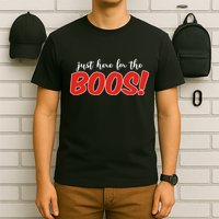 Just Here For The Boos Funny Halloween T-Shirt