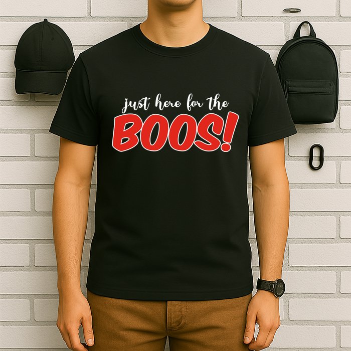 Just Here For The Boos Funny Halloween T-Shirt