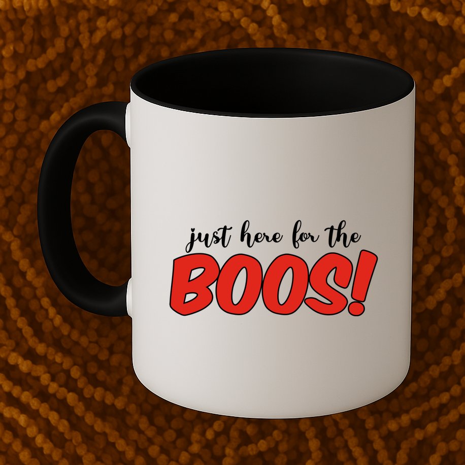 Just Here For The Boos Funny Halloween Mug