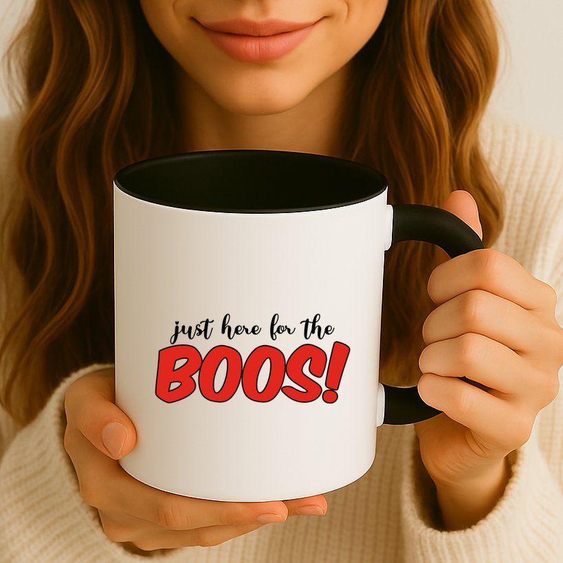 Just Here For The Boos Funny Halloween Mug