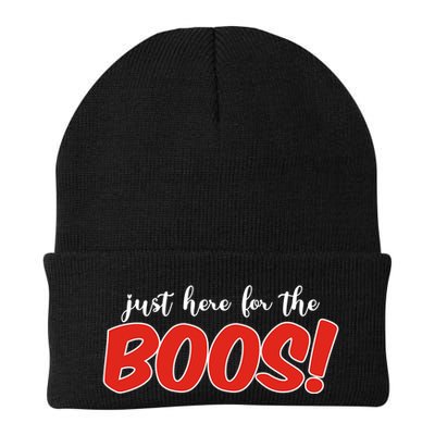 Just Here For The Boos Funny Halloween Beanie