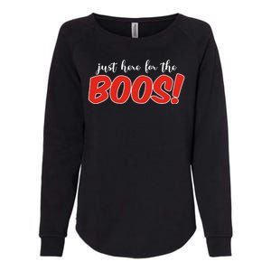 Just Here For The Boos Funny Halloween Womens California Wash Sweatshirt