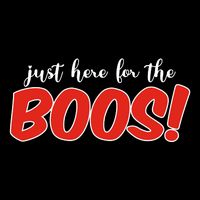 Just Here For The Boos Funny Halloween Premium T-Shirt